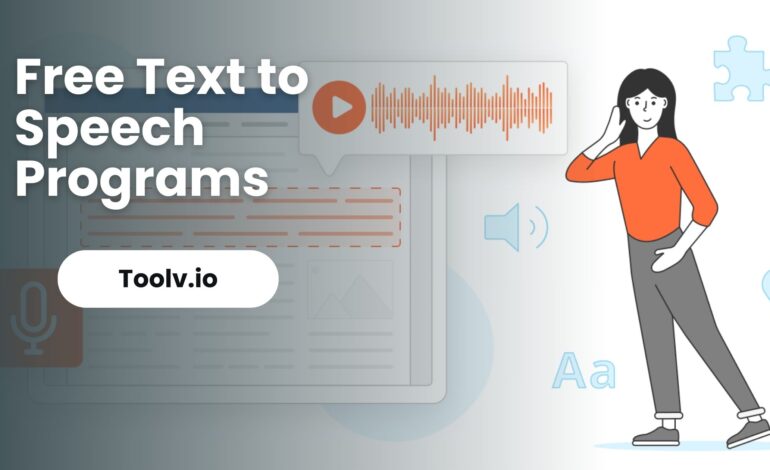 Free Text to Speech Programs