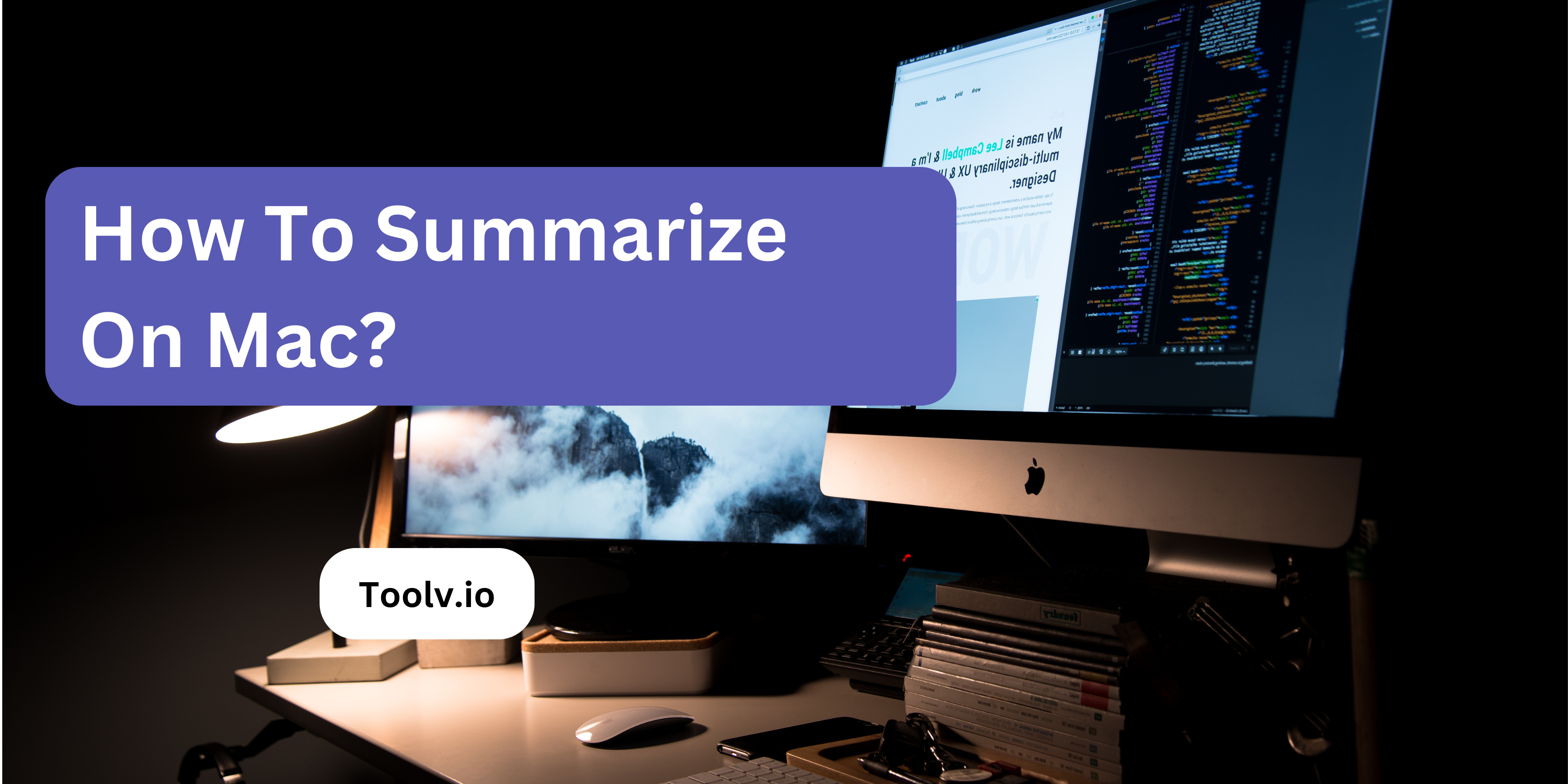 How To Summarize On Mac?