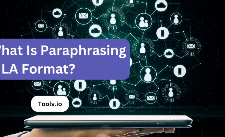 What Is Paraphrasing MLA Format?