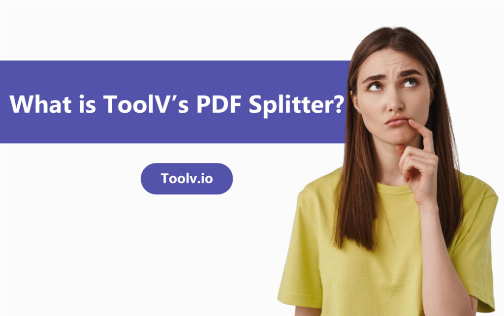 What is ToolV’s PDF Splitter?