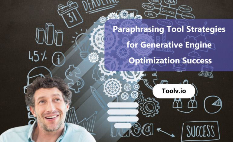 Paraphrasing Tool Strategies for Generative Engine Optimization Success